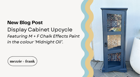Display Cabinet Upcycle - Midnight Oil!