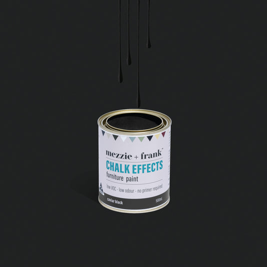 Chalk Effects Furniture Paint - Caviar Black